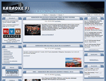 Tablet Screenshot of karaoke.fi
